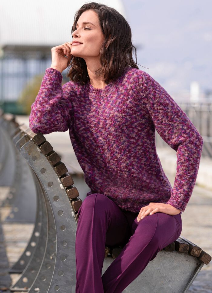 Pullover aus hochwertigem Boucl&eacute;garn 