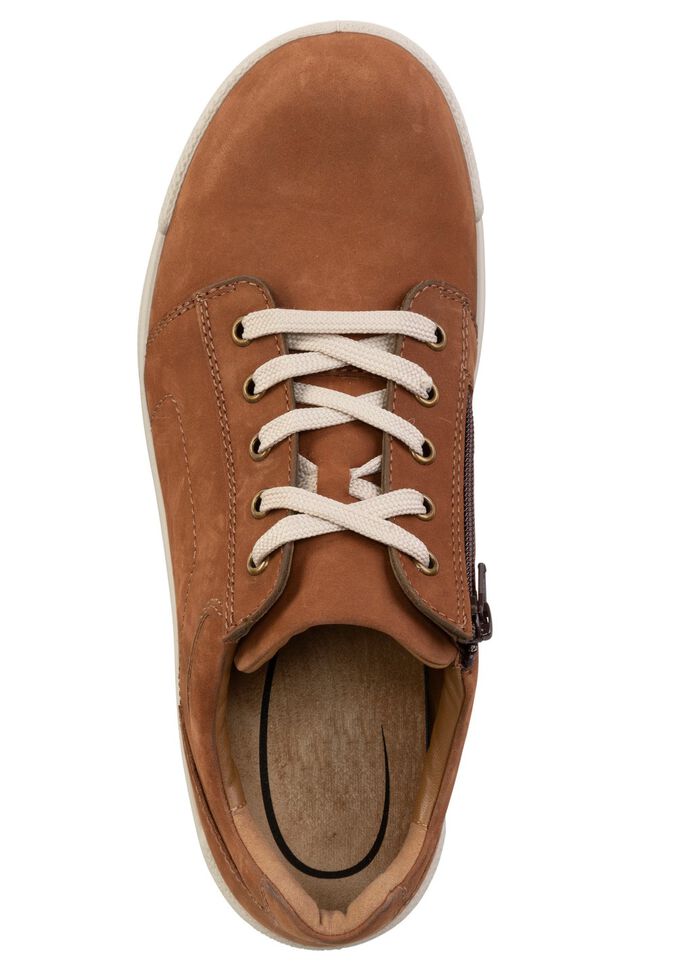 GINO GALANTE Schn&uuml;rschuh aus bestem Rind-Nubukleder 