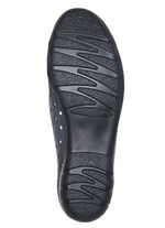 ELENA EDEN, sommerliche Damen-Ballerinas, Weite G, mit herausnehmbarem Fussbett MARINE