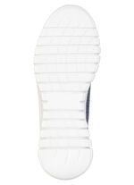 ELENA EDEN, sommerliche Damen-Sneaker, Weite H, mit herausnehmbarem Fussbett JEANS-SILBER