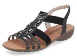 Remonte Riemchen-Sandalen mit Metallschmuck SCHWARZ