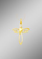 Kreuz mit Herz Anh&auml;nger 