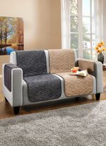 Wohnaccessoires in Wildleder-Optik mit Anti-Rutsch-R&uuml;ckseite 