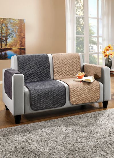 Wohnaccessoires in Wildleder-Optik mit Anti-Rutsch-R&uuml;ckseite 