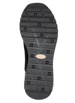 laurakent, stylische Damen-Sneaker, Weite G, mit herausnehmbarem Fussbett SCHWARZ-BORDEAUX-GOLD