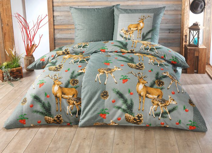 Biber Bettw&auml;sche-Garnitur von Dobnig 