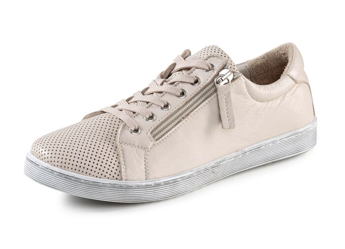 ELENA EDEN, sommerliche Damen-Schn&uuml;rschuhe, mit herausnehmbarem Fussbett BEIGE