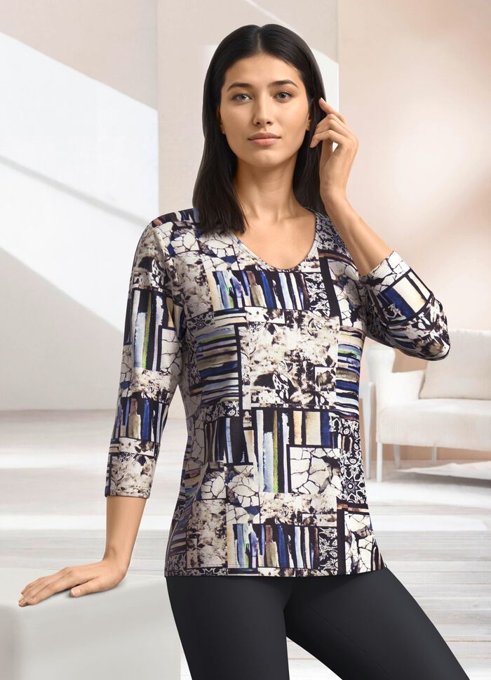 Shirt mit Allover-Druck 