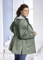 Jacke mit Schub- und Reißverschlusstaschen OLIV
