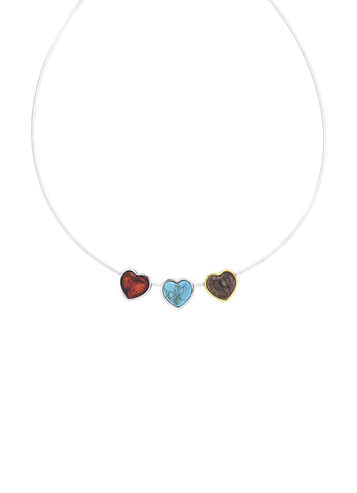 Vergoldeter Herz-Anhänger 