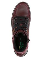 ELENA EDEN, bequeme Damen-Boots, Weite H, mit herausnehmbarem Fussbett BURGUND