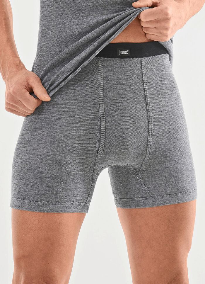 Viererpack Unterhosen mit garngef&auml;rbtem Ringeldessin 