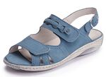 Waldl&auml;ufer, bequeme Damen-Sandalen, Weite G, mit herausnehmbarem Fussbett 