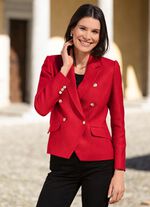 Kurzblazer mit Baumwolle 