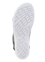 ELENA EDEN, bequeme Damen-Sandalen, Weite G, mit herausnehmbarem Fussbett GRAU