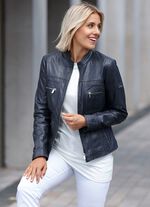 Lederkurzjacke von &laquo;Caminari&raquo; 