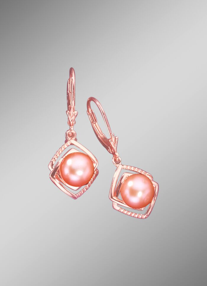 Ohrringe mit S&uuml;sswasser-Zuchtperle 