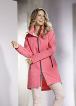 Funktions-Kurzmantel mit im Kragen verstaubarer Kapuze 