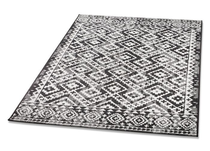 Strapazierf&auml;hige Br&uuml;cken und Teppiche f&uuml;r drinnen und drau&szlig;en ANTHRAZIT