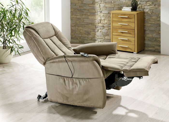 TV-Sessel mit Motor und Aufstehhilfe BEIGE
