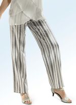 Hose in modischer Weite ECRU-GOLD