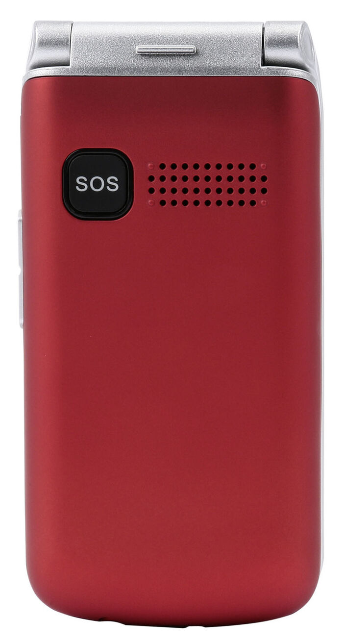 Olympia Style-Duo Klapphandy mit extra grosser Schrift ROT