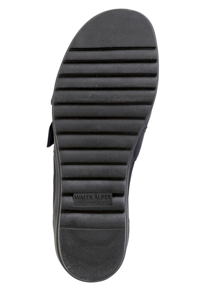 Waldl&auml;ufer, bequeme Damen-Sandalen, Weite H, mit herausnehmbarem Fussbett MARINE