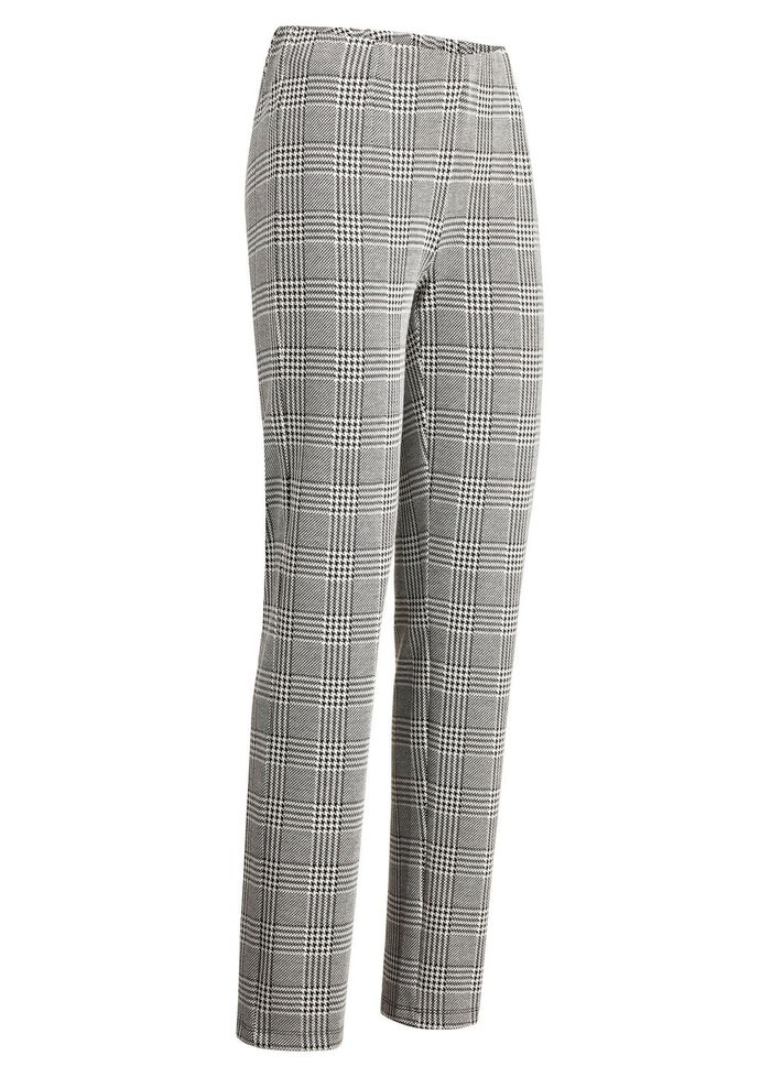 Hose mit Glencheck-Dessinierung 