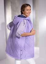 Longgilet mit 2-Wege-Reissverschluss 