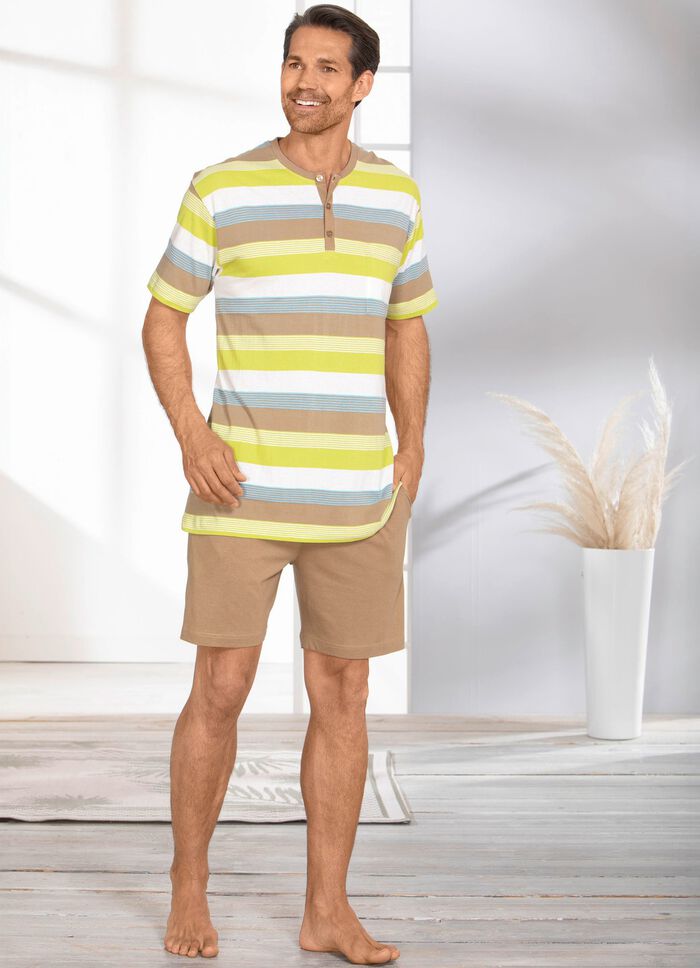 Shorty mit Knopfleiste 