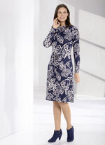 Kleid mit Bindeschluppe 