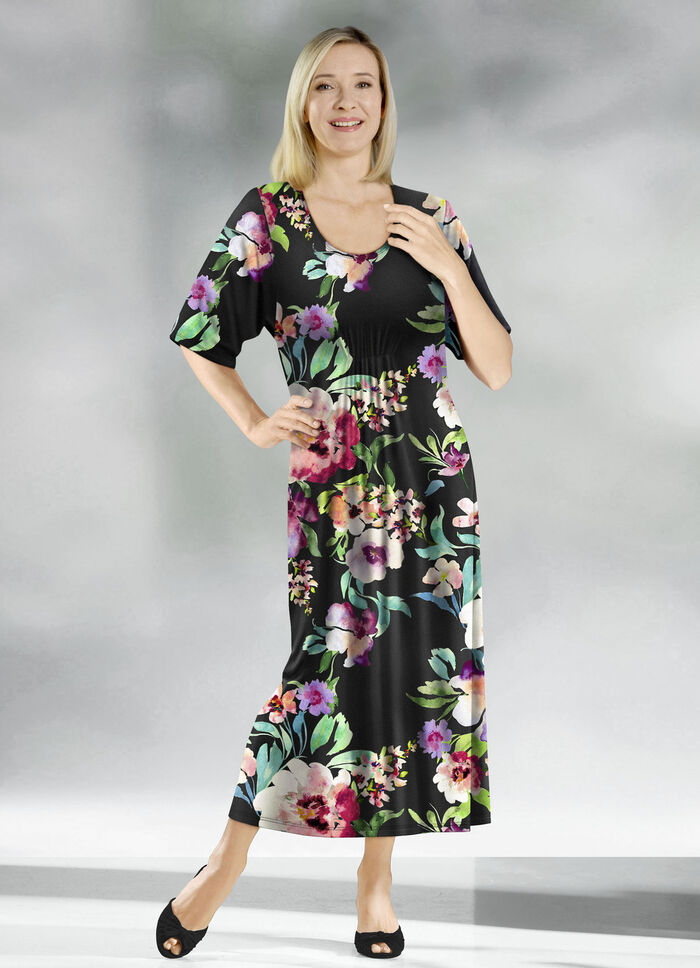 Kaftan in knöchellanger Schlupfform 