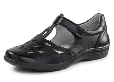 ELENA EDEN, sommerliche Damen-Slipper, Weite H, mit herausnehmbarem Fußbett 