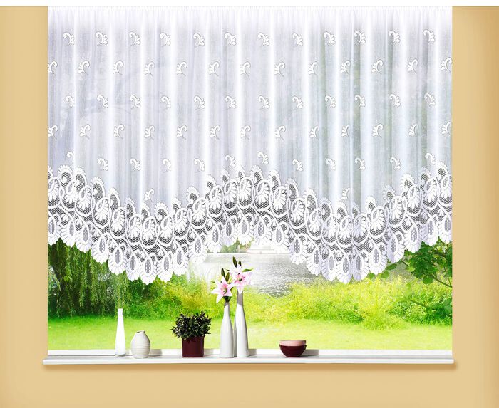 Traumhafter Bogenvorhang mit Automatikfaltenband 