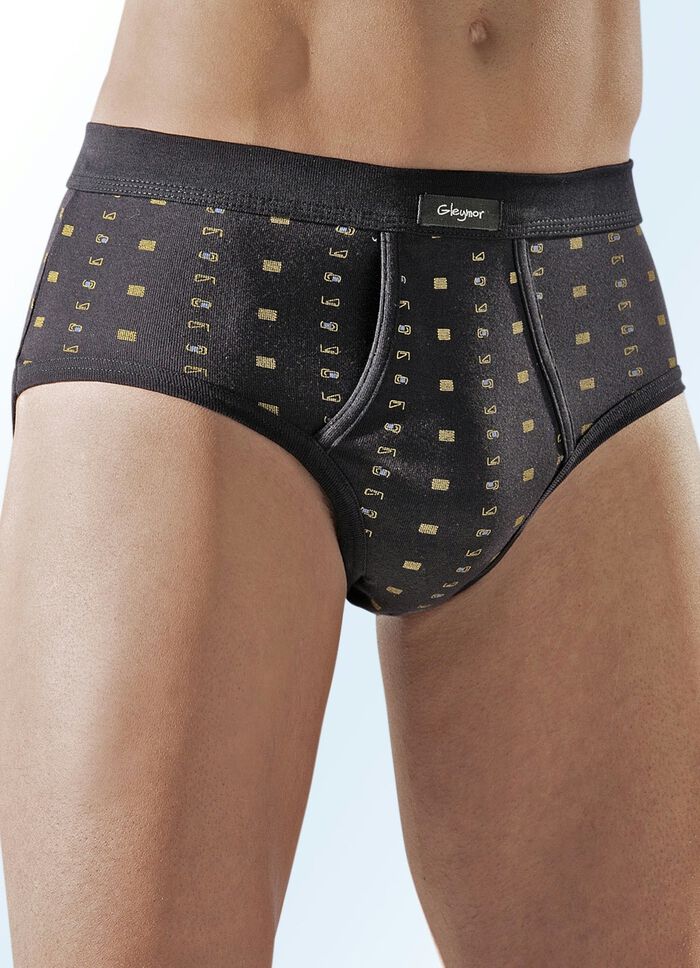 Sechserpack Slips, allover dessiniert 