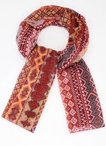 Schal mit Fantasiedessin 