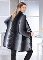 Longjacke mit Rei&szlig;verschlussleiste 