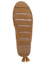 Gemini Mokassin-Stiefelette aus Rind-Nappaleder mit Knitter-Struktur GELB