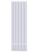 Langvorhang mit eingewebten Glanzstreifen 