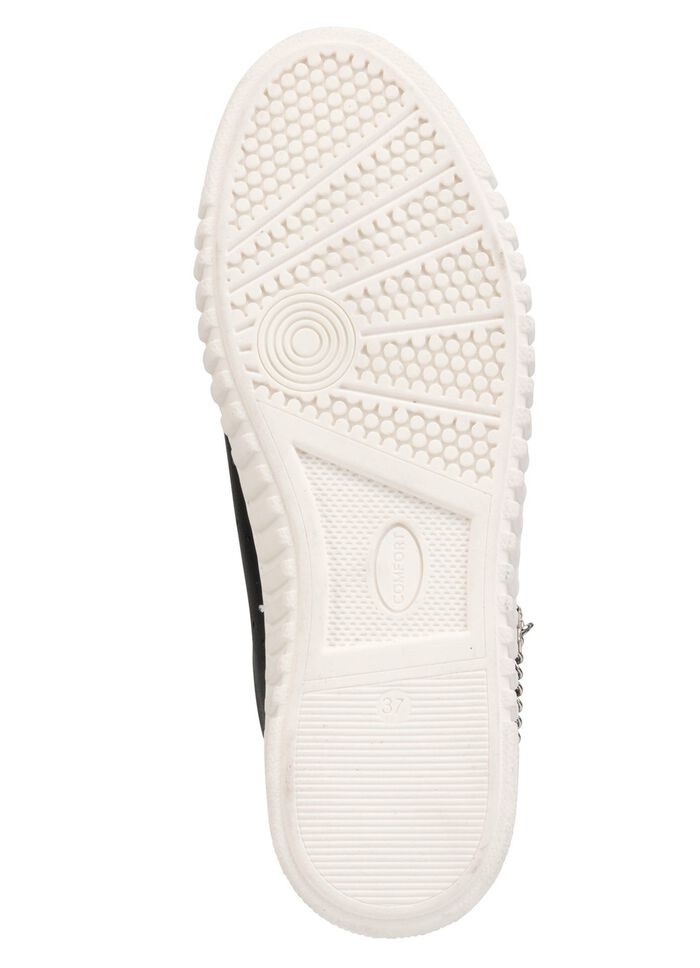 ELENA EDEN, stylische Damen-Sneaker, Weite G, herausnehmbares Fussbett SCHWARZ