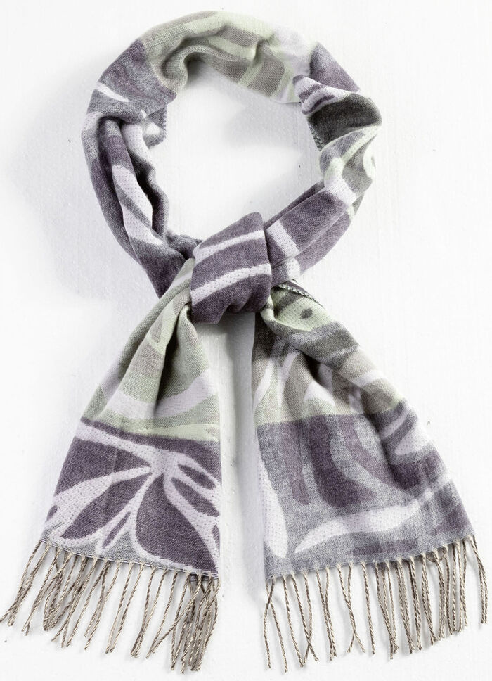 Schal mit Fantasiedessin 