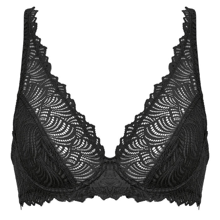 Naturana B&uuml;gel-BH aus elastischer Spitze 