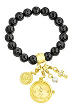 Edelstein-Armband mit Charms 