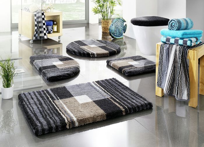 &laquo;GRUND&raquo; Badgarnitur in verschiedenen Farben ANTHRAZIT