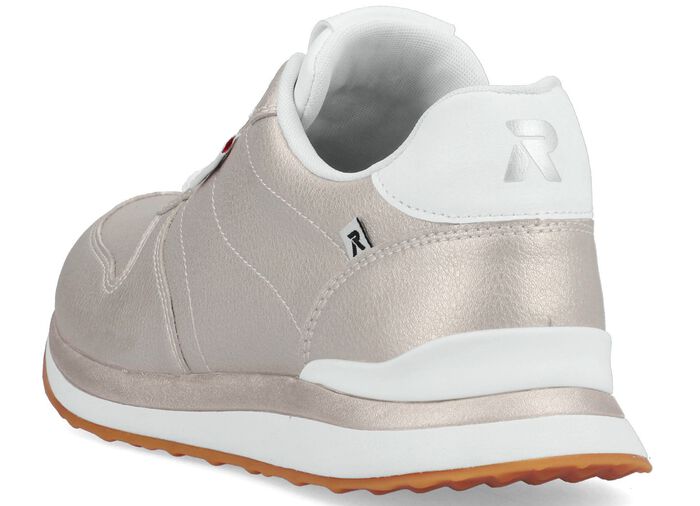 Rieker Sneaker mit MemoSoft-Textilfussbett GOLDBEIGE