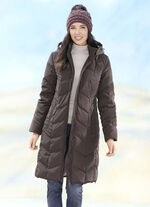 Mantel mit abnehmbarer Kapuze 