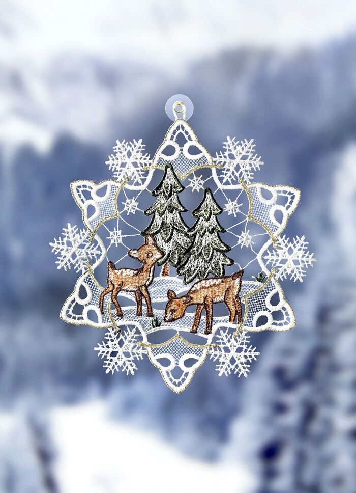 Fensterbild &laquo;Rehkitze&raquo; 