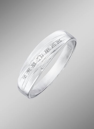 Damenring Weissgold 585/- 