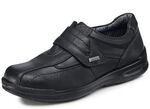 GINO GALANTE, sportliche Herren-Slipper, Weite H, mit herausnehmbarem Fussbett SCHWARZ