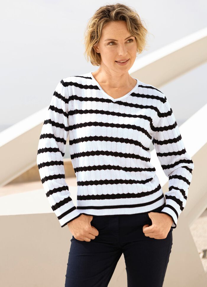 Pullover in Feinstrick 